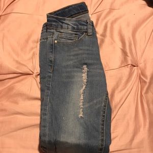 Girl’s distressed Kidpik jeans
